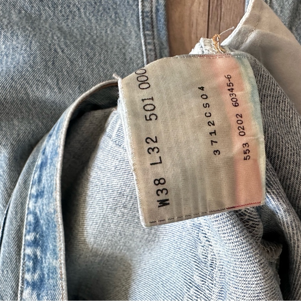 Vintage Levi 501 Classic Light Blue Women's Jeans